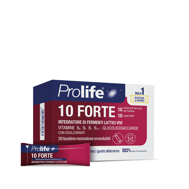 10 Forte bustine orosolubili