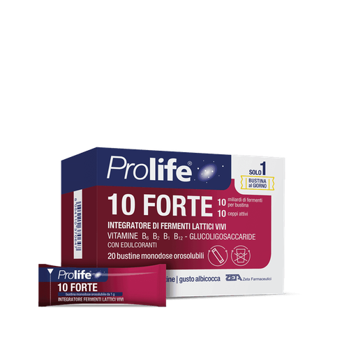 10 Forte bustine orosolubili 